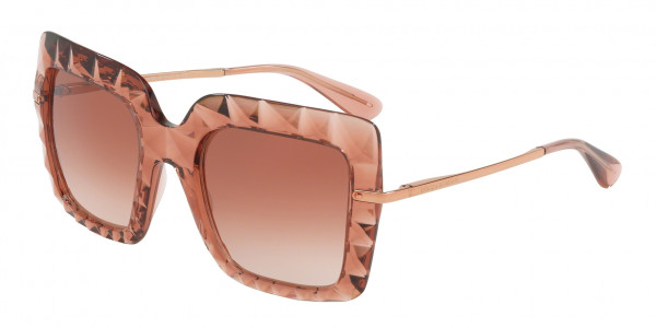 Dolce & Gabbana DG6111 Sunglasses, 314813 TRANSPARENT PINK (PINK)