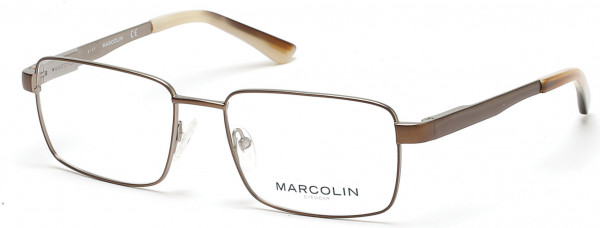 Marcolin MA3004 Eyeglasses, 049 - Matte Dark Brown