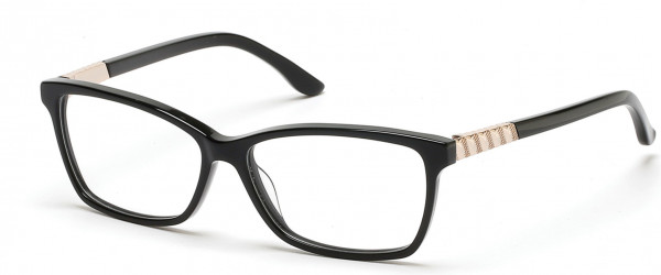 Marcolin MA5008 Eyeglasses, 001 - Shiny Black