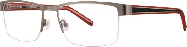 Jhane Barnes Substitution Eyeglasses, Gunmetal