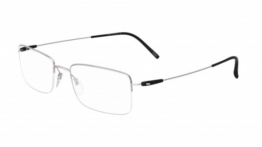 Silhouette Dynamics Colorwave Nylor 5496 Eyeglasses, 7100 Rhodium / Black