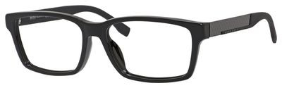 HUGO BOSS Black Boss 0657/F Eyeglasses, 0HXE(00) Black Carbon