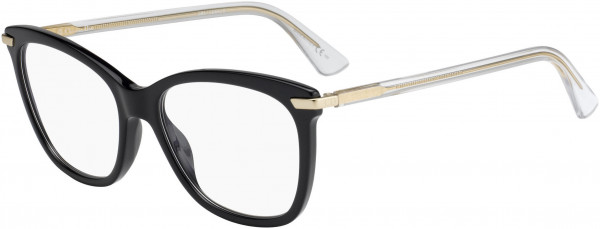 Christian Dior Dioressence 4 Eyeglasses, 07C5 Black Crystal