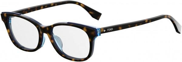 Fendi FF 0257/F Eyeglasses, 0086 Dark Havana