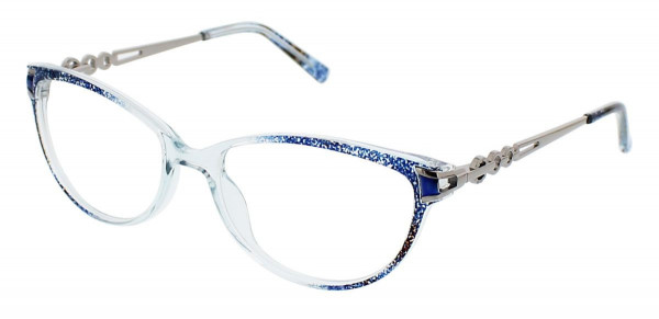 ClearVision GLENDA Eyeglasses, Blue Multi