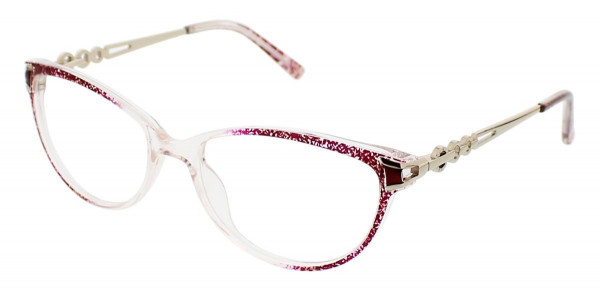 ClearVision GLENDA Eyeglasses, Wine Multi