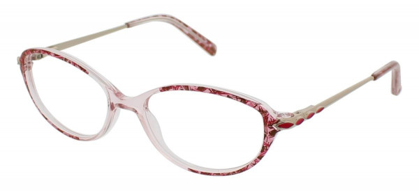 ClearVision LEXIE Eyeglasses, Coral Multi