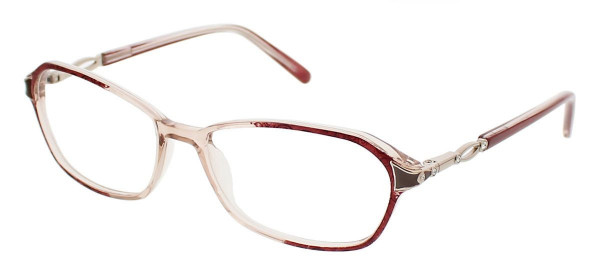 ClearVision POPPY Eyeglasses, Brown Multi