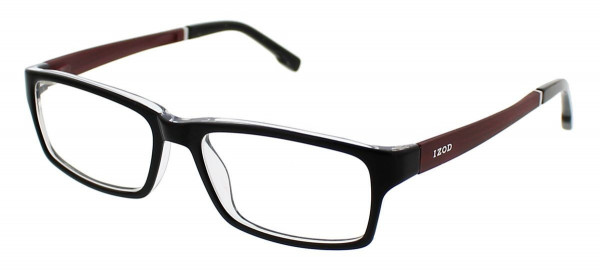 IZOD 2034 Eyeglasses, Black Laminate