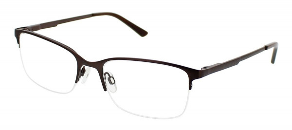 Puriti Titanium 5004 Eyeglasses, Brown
