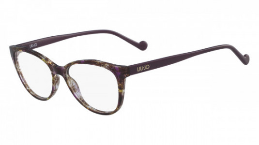 Liu Jo LJ2682 Eyeglasses, (504) STRIPED PURPLE