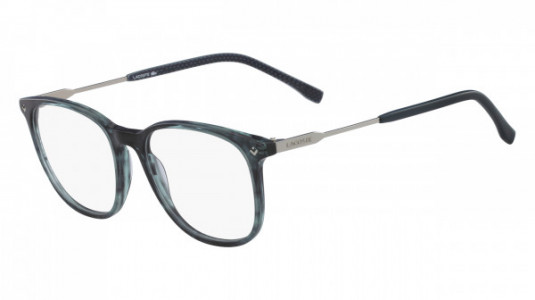 Lacoste L2804 Eyeglasses, (466) STRIPED PETROL
