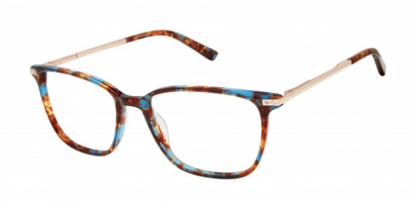 Ted Baker B748 Eyeglasses, Blue Tortoise (NAV)
