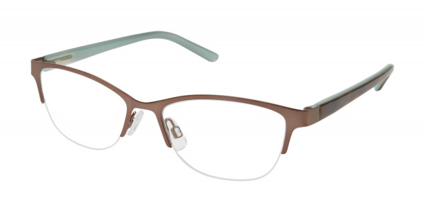 Geoffrey Beene G220 Eyeglasses, Brown (BRN)
