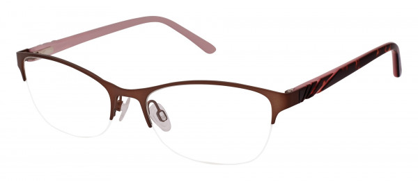 Geoffrey Beene G221 Eyeglasses, Brown (BRN)