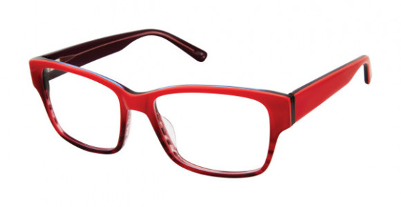 L.A.M.B. LA041 Eyeglasses, Red (RED)