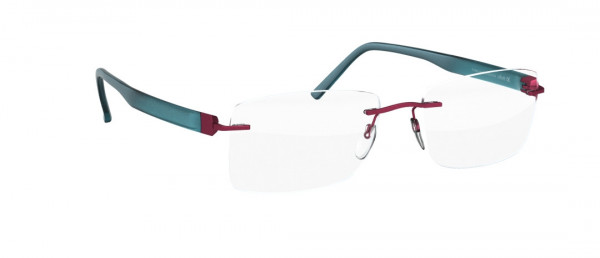 Silhouette Inspire by Eyeglasses, 3040 Royal Red / Turquoise