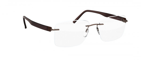 Silhouette Inspire DQ Eyeglasses, 6140 Simply Brown