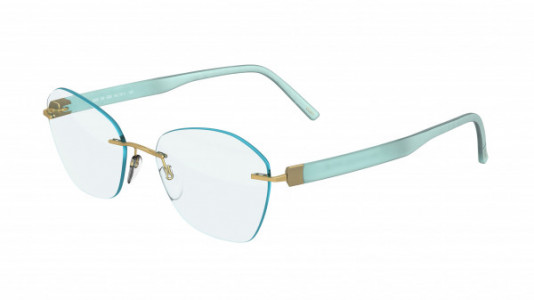 Silhouette Inspire ds Eyeglasses, 5540 Brass / Mint