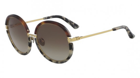 Calvin Klein CK8056S Sunglasses, (245) SOFT TORTOISE/CREAM TORTOISE