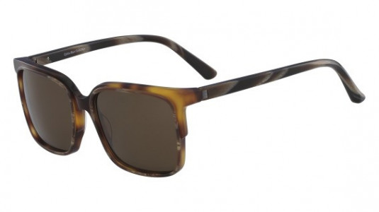 Calvin Klein CK8574S Sunglasses, (244) BROWN HORN/SOFT TORTOISE