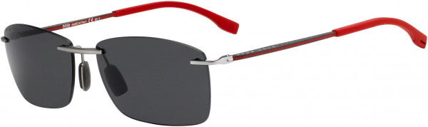 HUGO BOSS Black Boss 0939/S Sunglasses, 02P5 Gray Rbbr