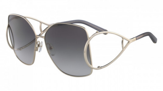 Chloé CE135S Sunglasses, (744) GOLD/GREY