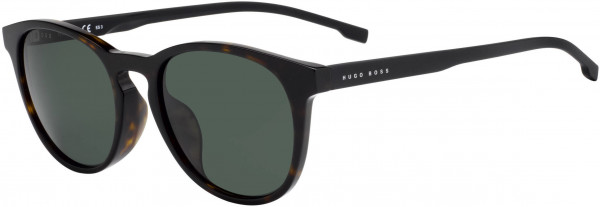 HUGO BOSS Black BOSS 0955/F/S Sunglasses, 0086 Dark Havana