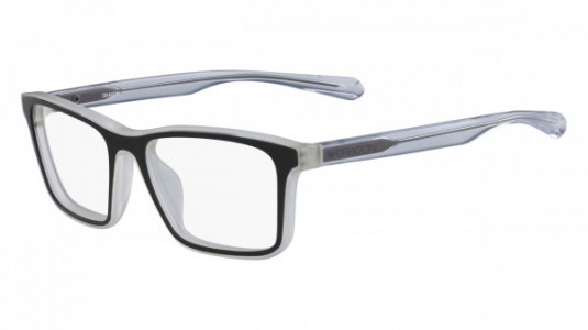 Dragon DR167 KELLY Eyeglasses, (970) MATTE CRYSTAL/BLACK