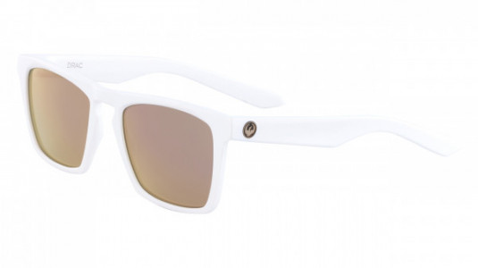Dragon DR DRAC ION Sunglasses, (102) MATTE WHITE WITH ROSE GOLD  LENS