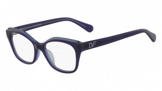 Diane Von Furstenberg DVF5097 Eyeglasses, (400) BLUE LAMINATE