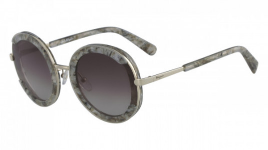 Ferragamo SF164S Sunglasses, (277) BROWN GREIGE STONE