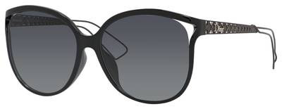 Christian Dior Diorama 3F Sunglasses, 0TGX(HD) Black Gray