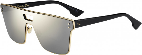 Christian Dior Diorizon 1 Sunglasses, 02M2 Black Gold