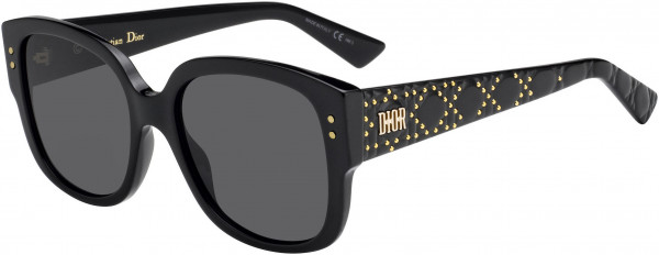 Christian Dior Ladydiorstuds Sunglasses, 0807 Black