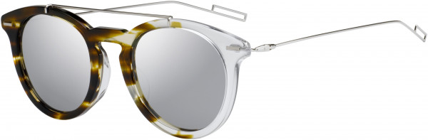 Dior Homme Diormasterf Sunglasses, 0KRZ Havana Crystal