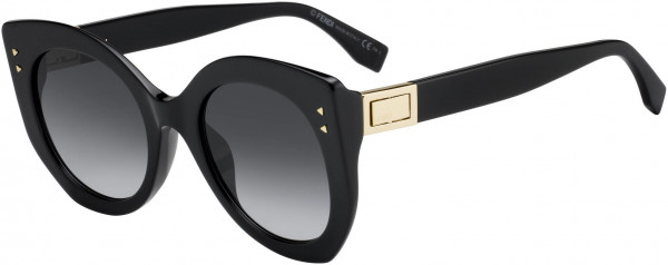 Fendi FF 0265/S Sunglasses, 0807 Black