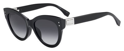 Fendi Ff 0282/F/S Sunglasses, 0807(9O) Black