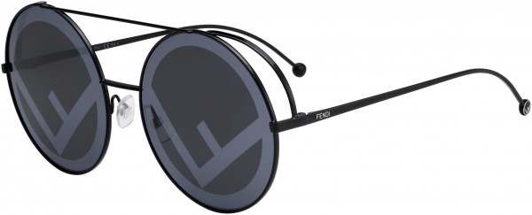 Fendi FF 0285/S Sunglasses, 0807 Black