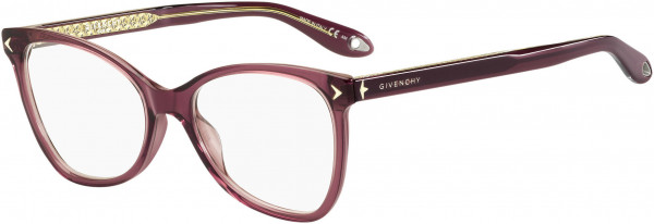 Givenchy GV 0065 Eyeglasses, 0LHF Opal Burgundy