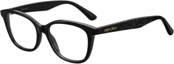 Jimmy Choo JC 188 Eyeglasses, 0AE2 Bkgd Glitter