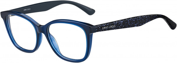Jimmy Choo Safilo JC 188 Eyeglasses, 0JOJ Blue Glitter