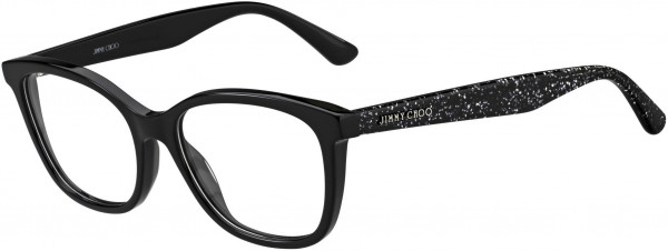 Jimmy Choo JC 188 Eyeglasses, 0NS8 Black Glitter