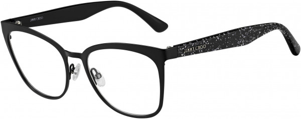Jimmy Choo JC 189 Eyeglasses, 0NS8 Black Glitter