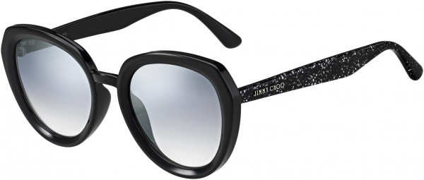 Jimmy Choo Safilo Mace/S Sunglasses, 0NS8 Black Glitter