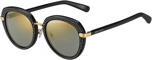 Jimmy Choo Safilo MORI/S Sunglasses, 02M2 Black Gold