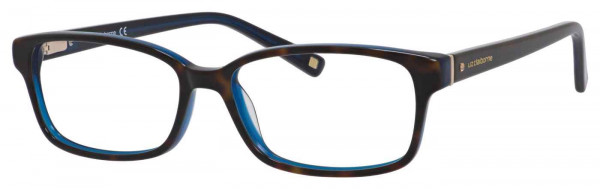 Liz Claiborne L 633 Eyeglasses, 0IPR HAVANA BLUE