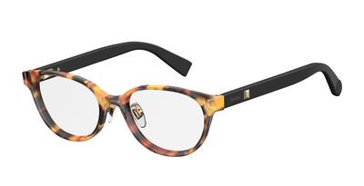 Max Mara Mm 1316/F Eyeglasses, 0581(00) Havana Black
