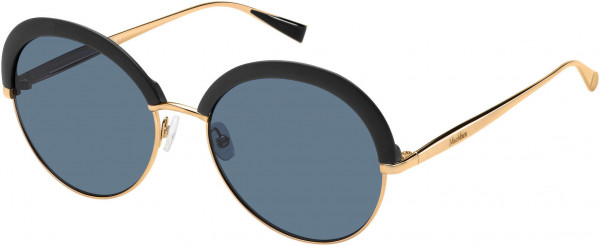 Max Mara MM ILDE II Sunglasses, 01UV Black Copper Gold