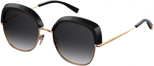Max Mara MM NEEDLE V Sunglasses, 02M2 Black Gold